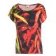 Designer Fotoprint Shirt mit bunten Chillis