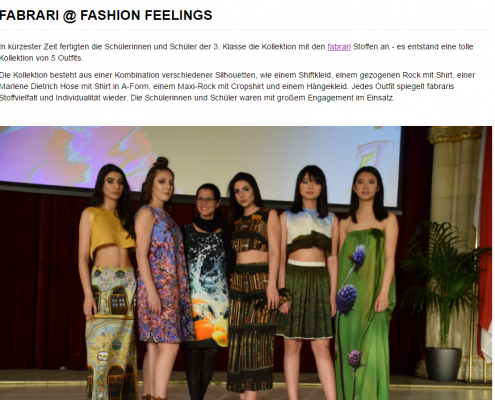 Fabrari Trifft Modeschule Siebeneichegasse