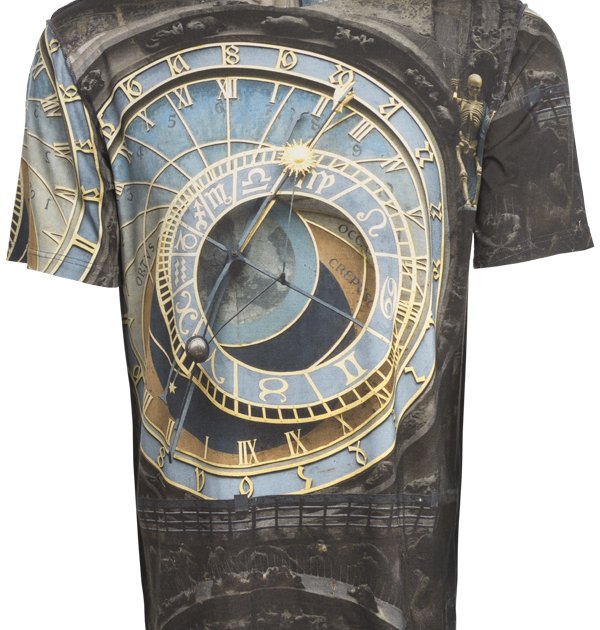 Herren Shirt Prager Uhr