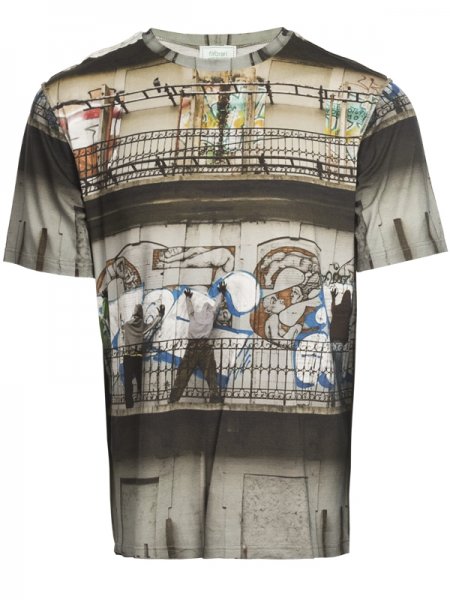 Herren Shirt Graffitti