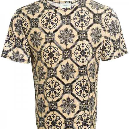 Herren Shirt Kacheln kurzarm