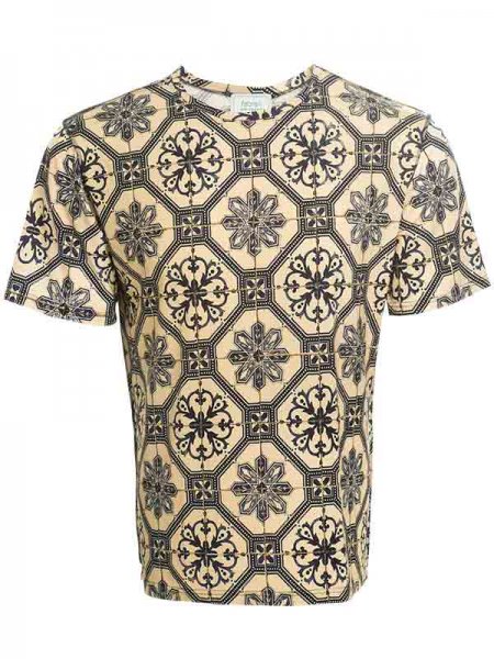 Herren Shirt Kacheln kurzarm