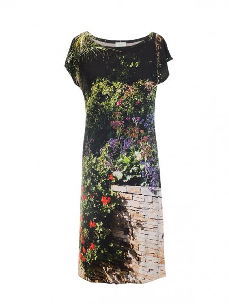 Jersey dress "words of nature"