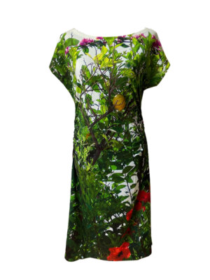 Kleid mit Naturmotiv