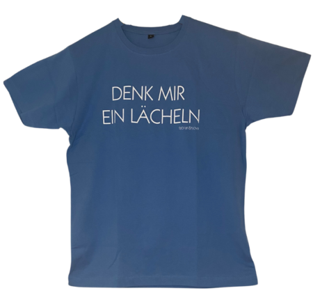 Herren-T-Shirt "Denk mir ein Lächeln" – Bild 4