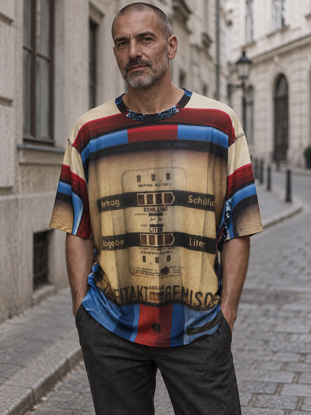 Men's designer shirt "portable gas pump" - Image 2