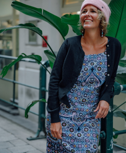 Samt-Etuikleid "Tragbarer Perser" – Bild 2