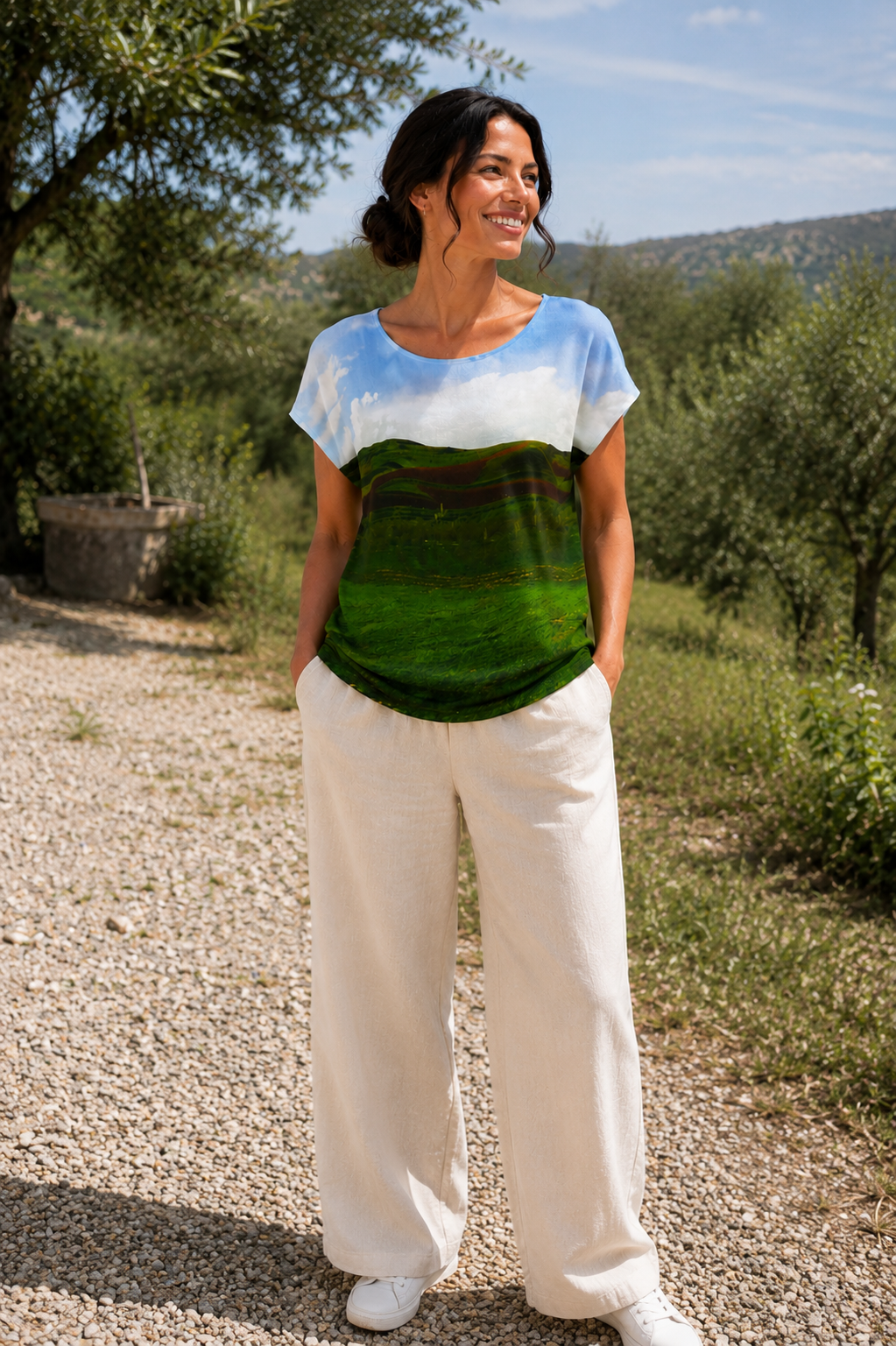 Viskose Designer Shirt „Energiespender“ – Bild 3