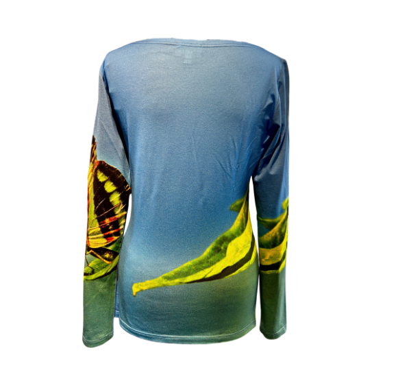 Langarmshirt „Zwischen Himmel und Erde" - nachhaltig & limitiert – Bild 4