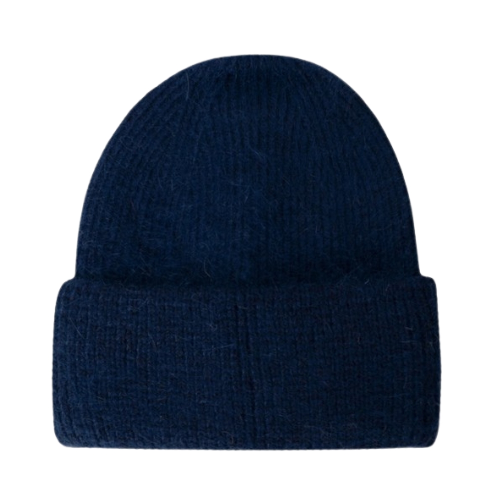 Beanie aus Viskose-Wollmix mit Umschlag – Bild 7