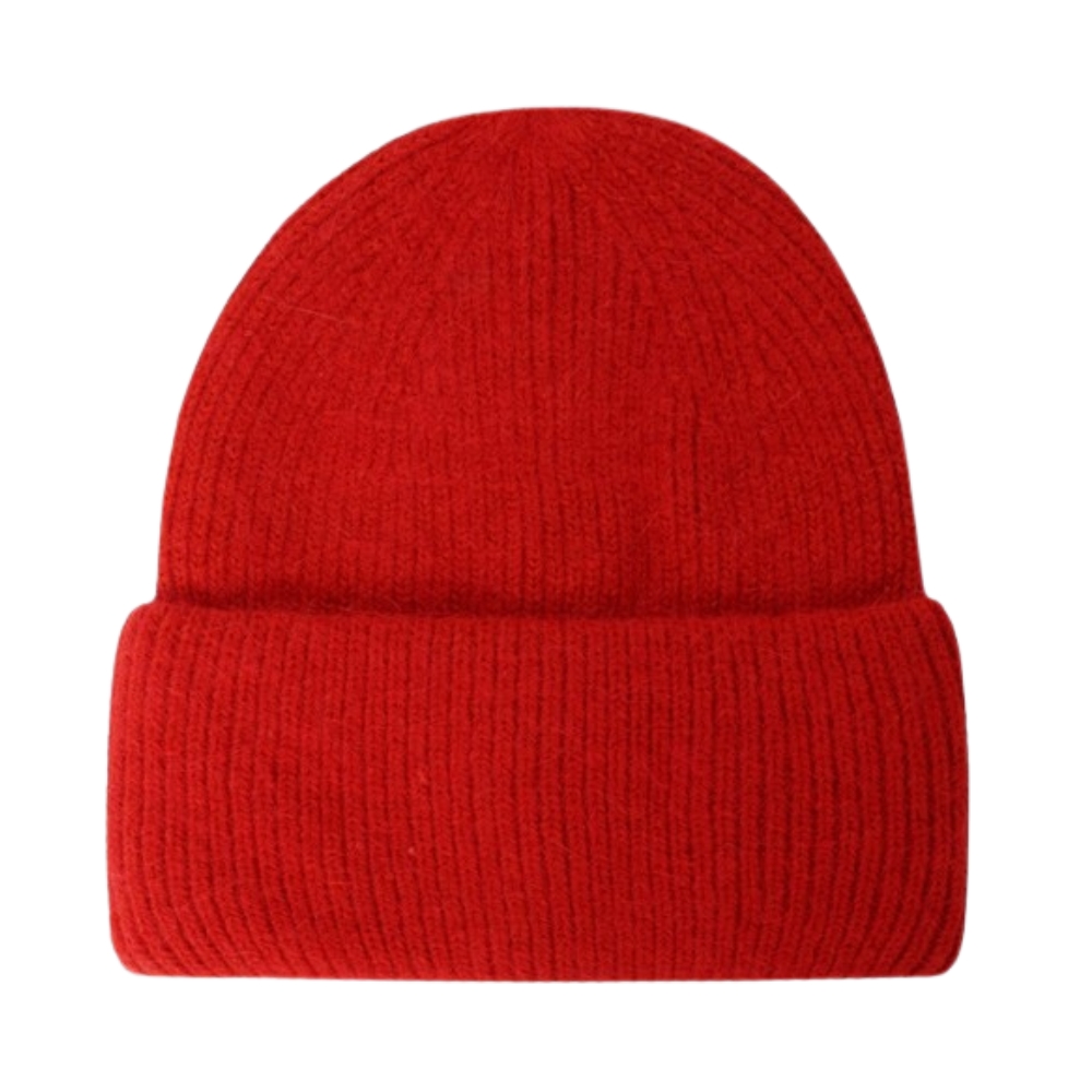 Beanie aus Viskose-Wollmix mit Umschlag – Bild 2