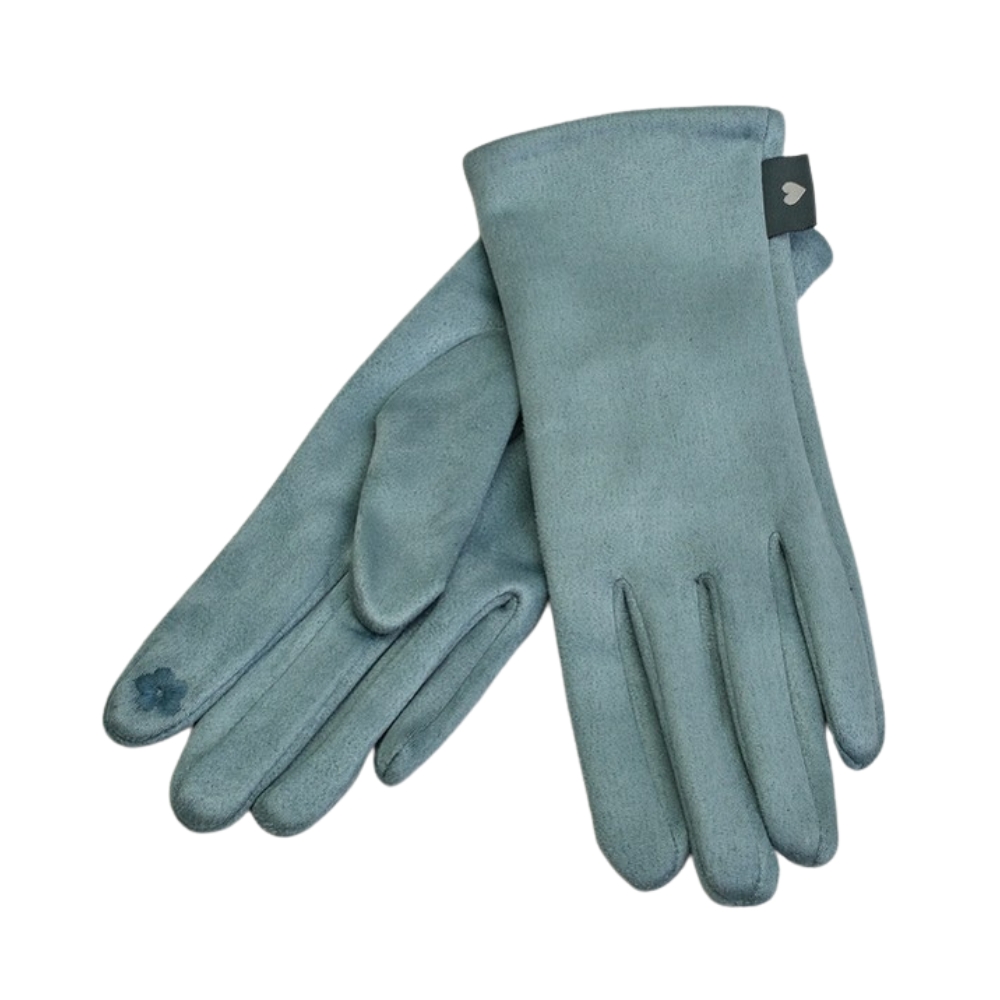 Handschuhe in Velourleder-Optik – Bild 2